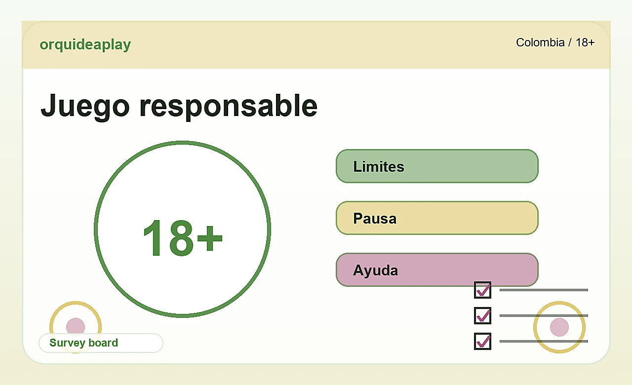 Juego responsable en orquideaplay